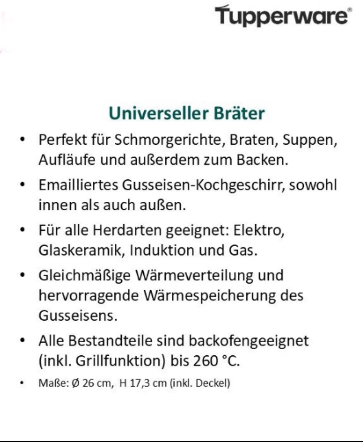 Cast Iron Kasserolle 5,4 l  - Emailliertes Gusseisen